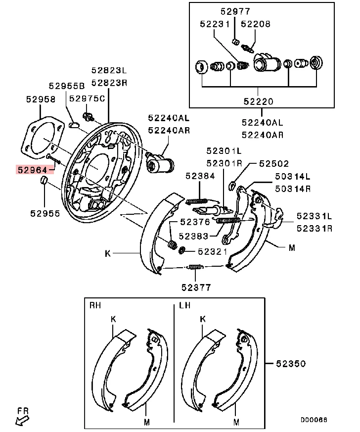 1 Kit for 1 Wheel Cylinder Rep - Front Rear Brake Caliper Bracket Kit recension och pris