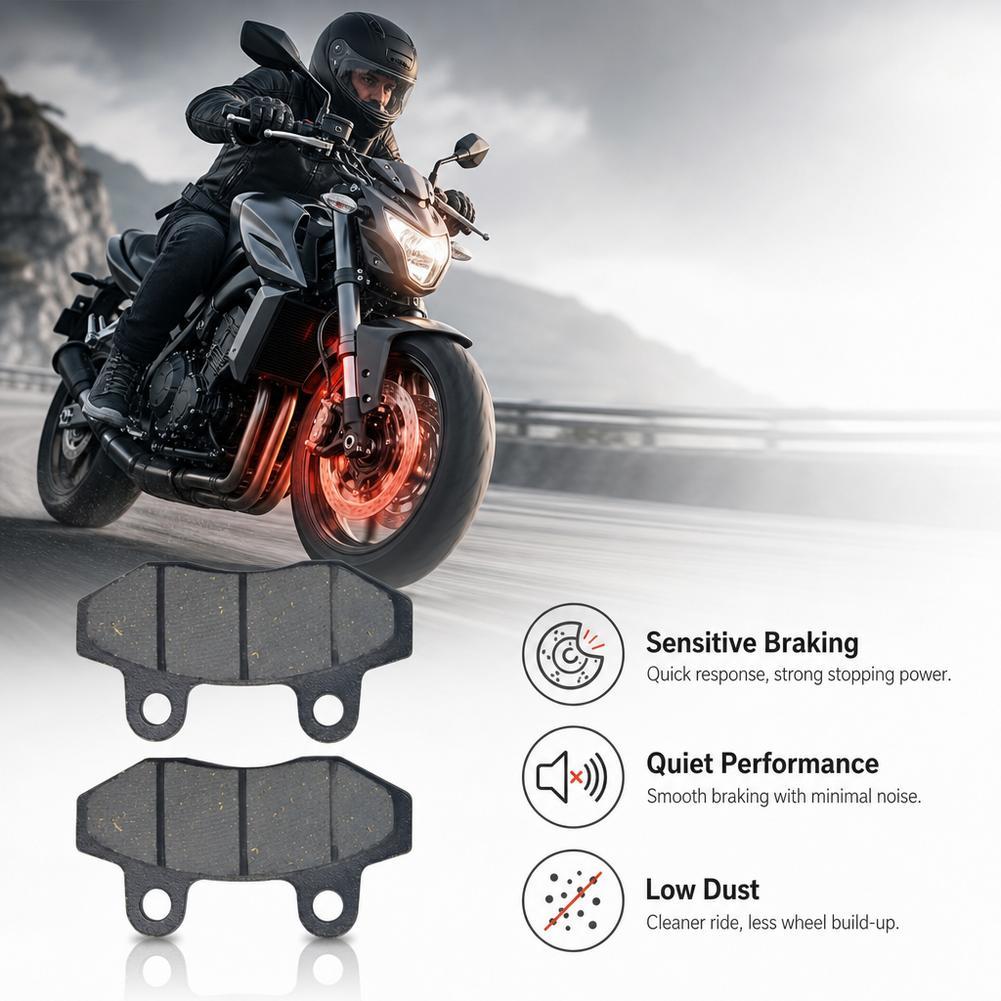 Durable Disc Brake Pads for Mo - Carbon Ceramic Motorcycle Brake Rotor recension och pris