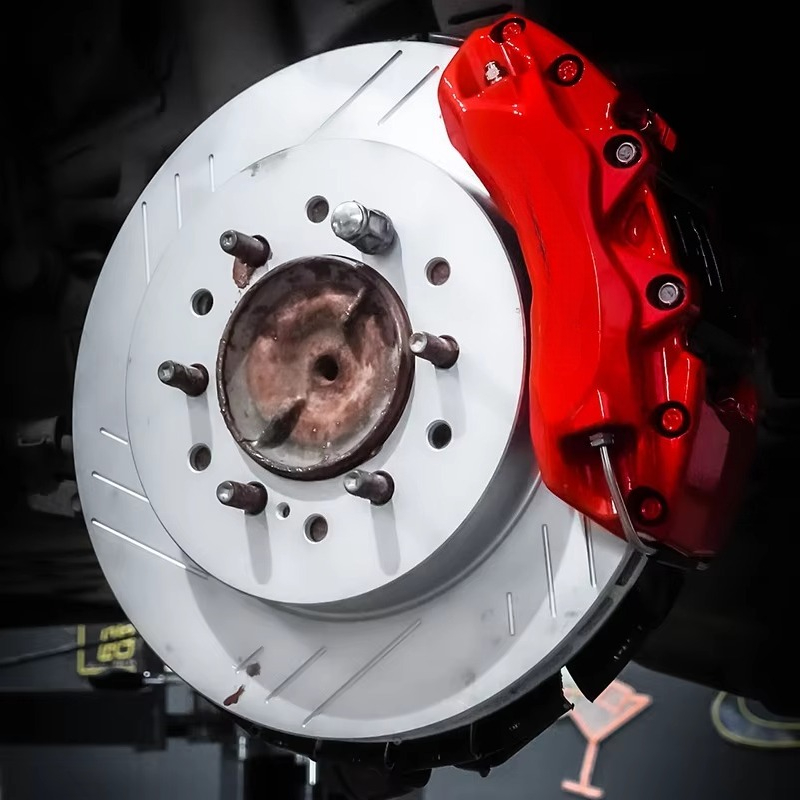 Custom Forged Integrated 6 Pis - Forged Front Brake Caliper 4 Piston recension och pris